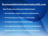 Business Administration Salary - All You Want To Know About Business Admin Salaries