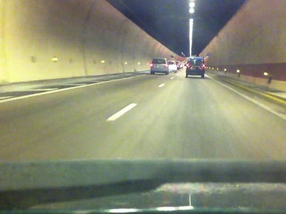 Traversée du tunnel de Toulon