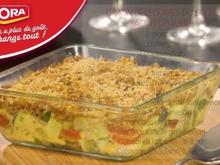 Tải video: Gratin de légumes du soleil façon crumble - 750 Grammes