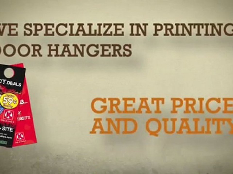 Door Hanger Printing in Los Angeles by Gold Image Printing