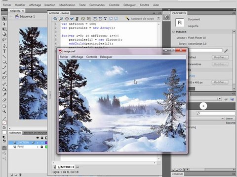 Tutoriel vidéo Flash : Particules Flash