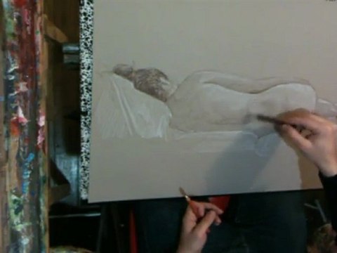 Atelier Boubok Cours de dessin à Paris : dessin de nu d'après modèle vivant