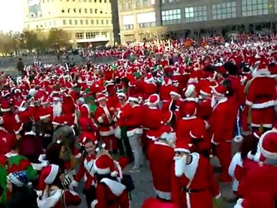 "Santacon", une invasion de Père-Noël à New-York