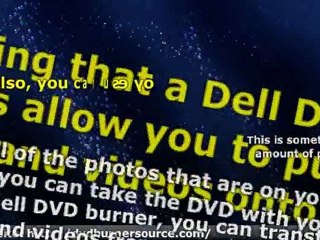 Using a Dell DVD Burner
