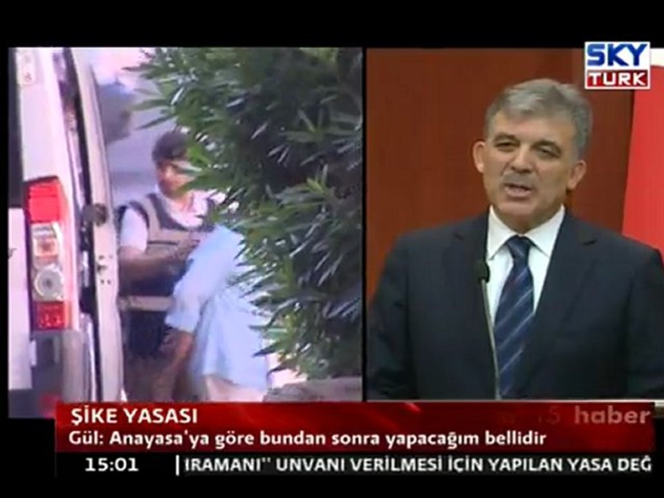 Gül'den Şike Yasası Hakkında Açıklama