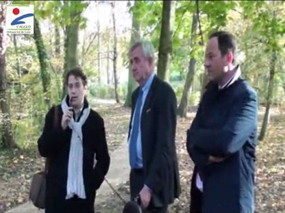 Inauguration du Sentier des Prés à Olivet / CLT