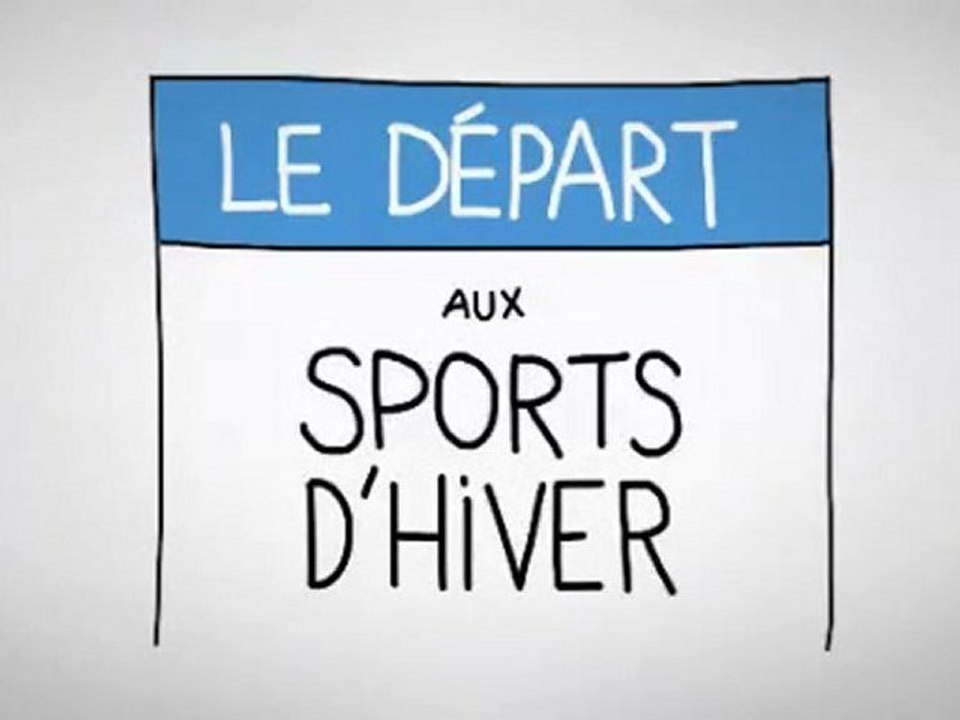 Le départ aux sports d'hiver