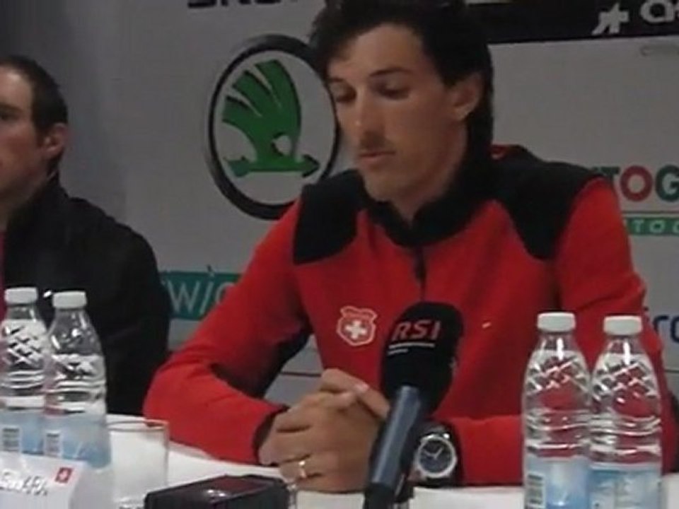 Fabian Cancellara's press conference Hushovd's...