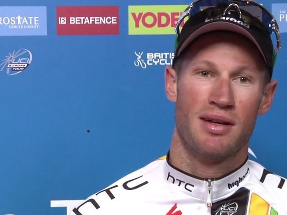 Mark Renshaw talks about winning stage 5 - Tour of Britain 2011