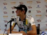 Tejay Van Garderen talks about winning the Tour of Utah stage 3 time trial