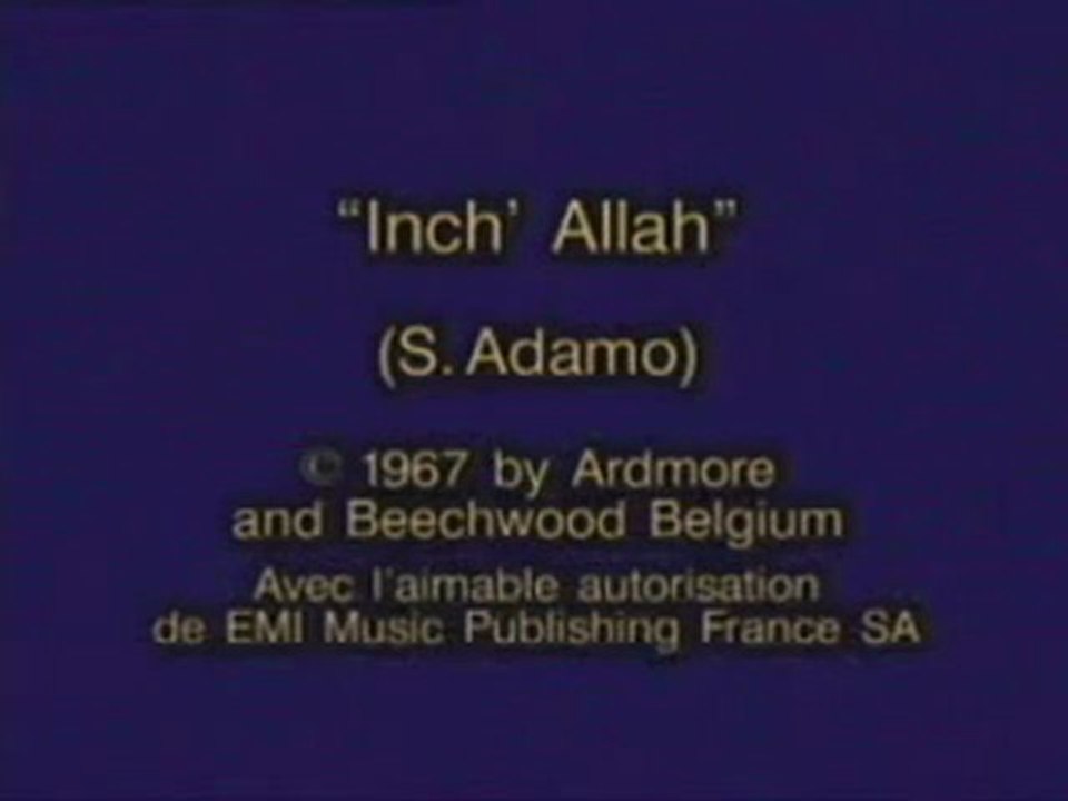 Inch'allah - Adamo - Karaoke