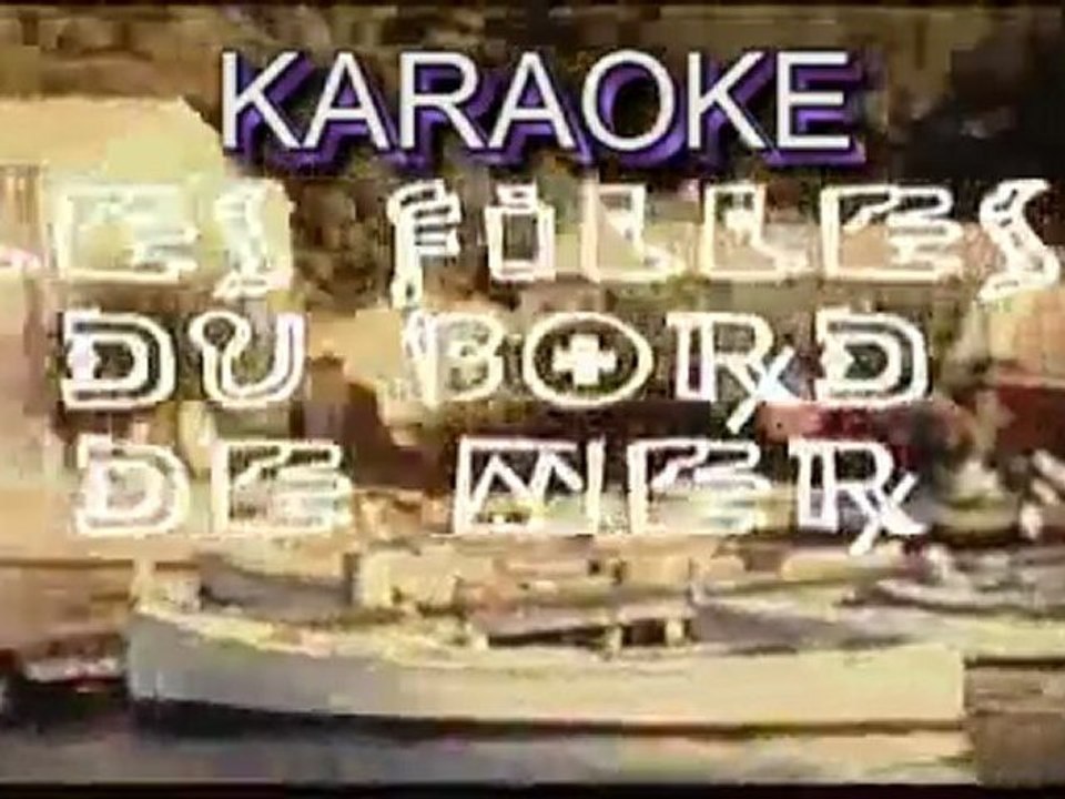 Les filles du bord de mer - Adamo - Karaoke