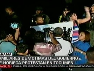 Panamá:exigen justicia para víctimas del gobierno de Noriega
