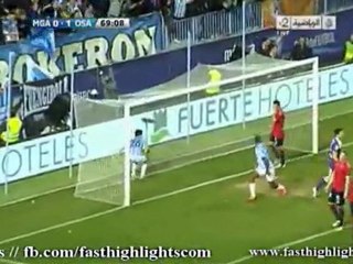 Málaga 1 x 1 Osasuna - 11/12/2011