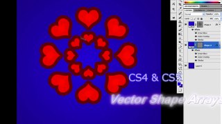 Creating Vector Shape Arrays with Step and Repeat in Photoshop CS5