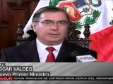 Oscar Valdés, es el nuevo Primer Ministro de Perú
