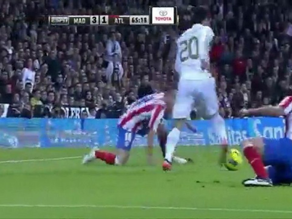 Posesiones del Real Madrid vs Atlético 2ª parte