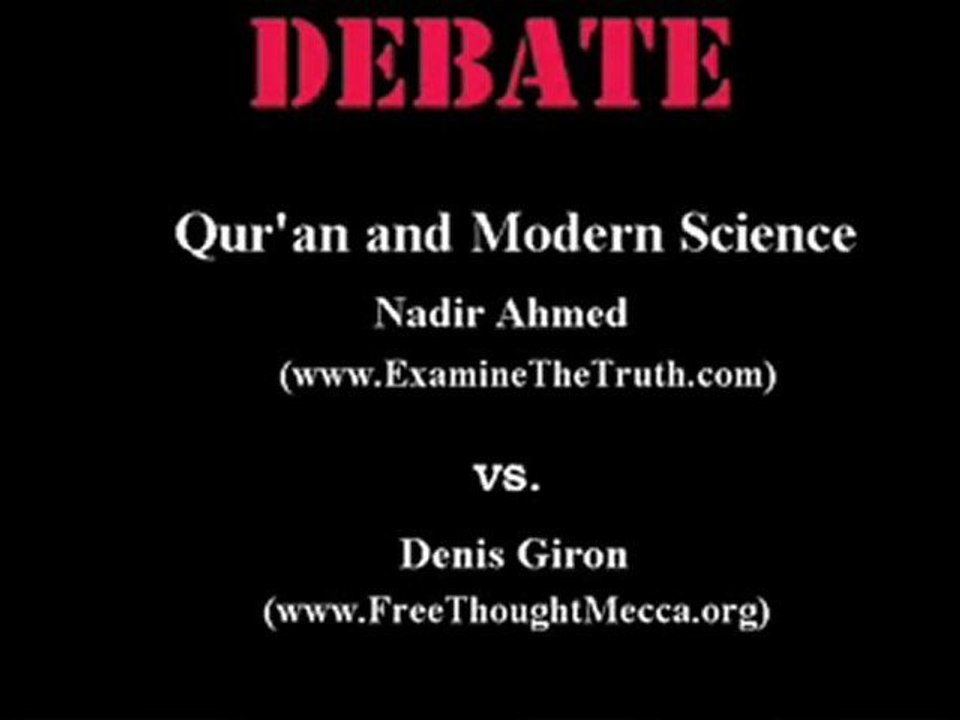 Qur'an and Modern Science ( 1 of 2 )