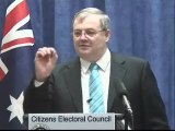 Citizens Electoral Council of Australia, Live Webcast by Craig Isherwood on 10 December 2009