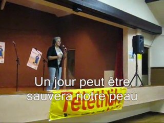 Hymne au Téléthon de Jackie Roumagnac (chambolles 2011)