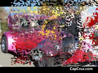 Santa Clause helps the Cappaccino Cruisers Car Club Collect Toys for the Folsom Police Toy Drive