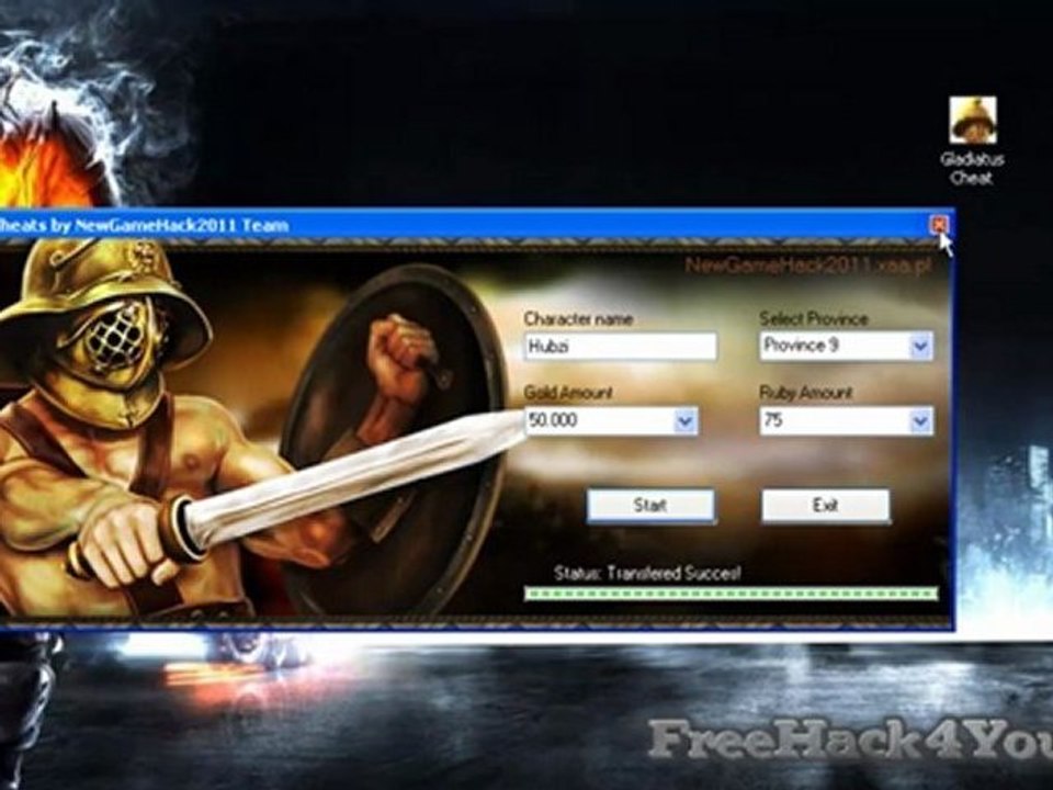 Hack for Gladiatus Ruby Generator - DOWNLOAD