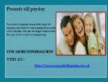 Pounds till payday