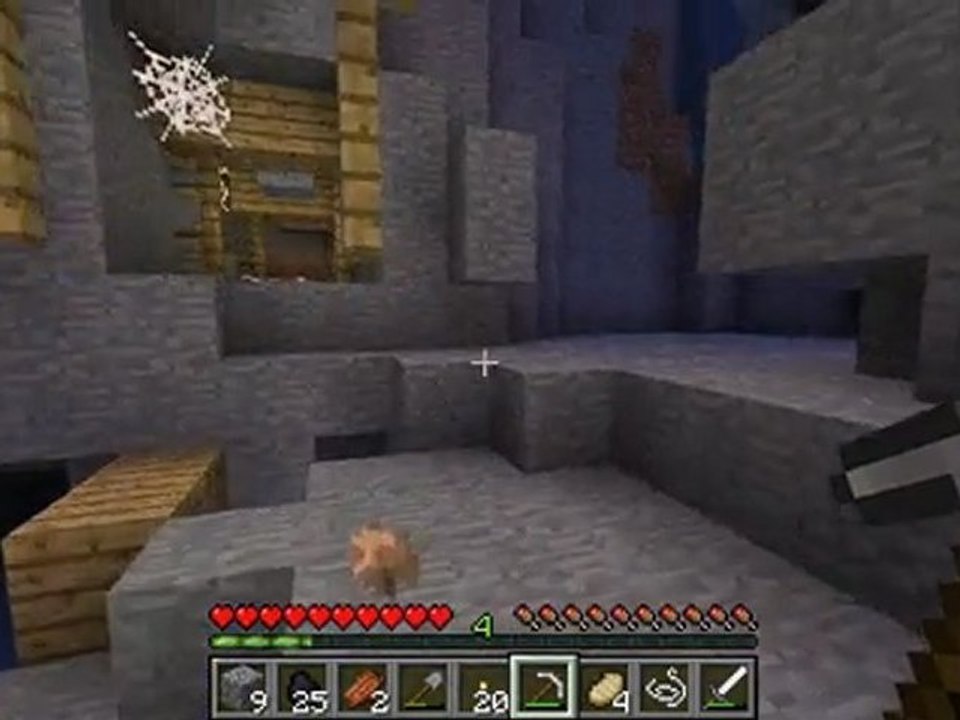 Minecraft Оцеляване Еп.3 - Пещера... и диаманти :)