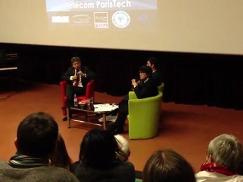 JL Mélenchon à Telecom - Lepen, Immigration