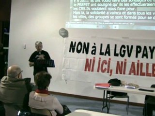 Réunion publique anti LGV 9 décembre 2011  2eme partie