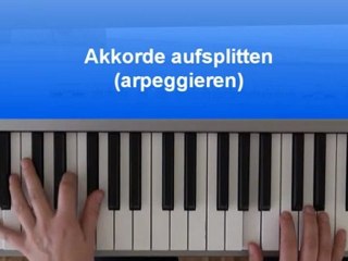 Frei Klavier spielen lernen - Akkorde ausbauen