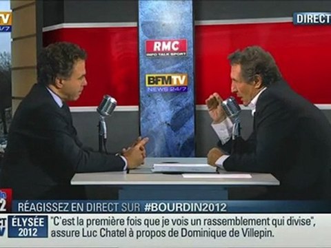 Luc Chatel invité de JJ Bourdin - RMC Info / BFM TV - 13 dec 2011