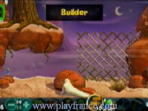 Lemmings (PSP) - Deux niveaux de Lemmings sur PSP.