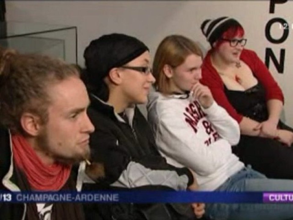 Journal TV  France 3 champagne Ardenne, vendredi 9 décembre, reportage sur Reims Slam d'Europe 2011 (Slam Tribu)