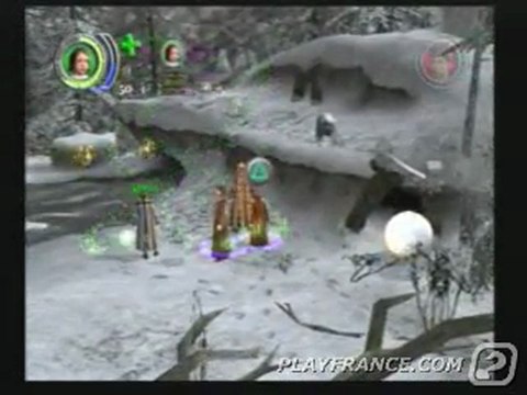 Le Monde de Narnia : Le Lion, La Sorcière Blanche et L.Armoire Magique (PS2) - Une progression difficile pour les héros du jeu !