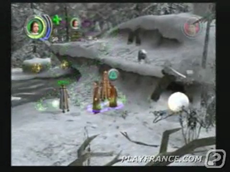 Le Monde de Narnia : Le Lion, La Sorcière Blanche et L.Armoire Magique (PS2) - Une progression difficile pour les héros du jeu !