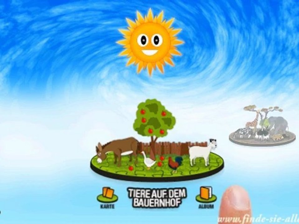 Finde sie alle: auf der Suche nach Tieren