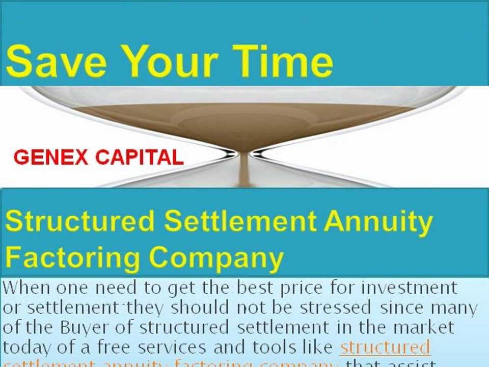 Structured Settlement Annuity Factoring Company