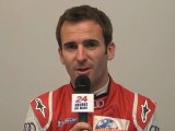 24 Heures du mans, interview de Romain Dumas pilote de l'Audi R18 TDI n°1