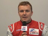 24 Heures du Mans 2011 interview de Marcel Fassler pilote de l'AUDI R18 TDI n°2