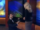 Man Proposes To TV Weather Girl Girlfriend Live On-Air