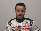 24 Heures du Mans 2011, interview de Pedro Lamy pilote de la Peugeot 908 n°9