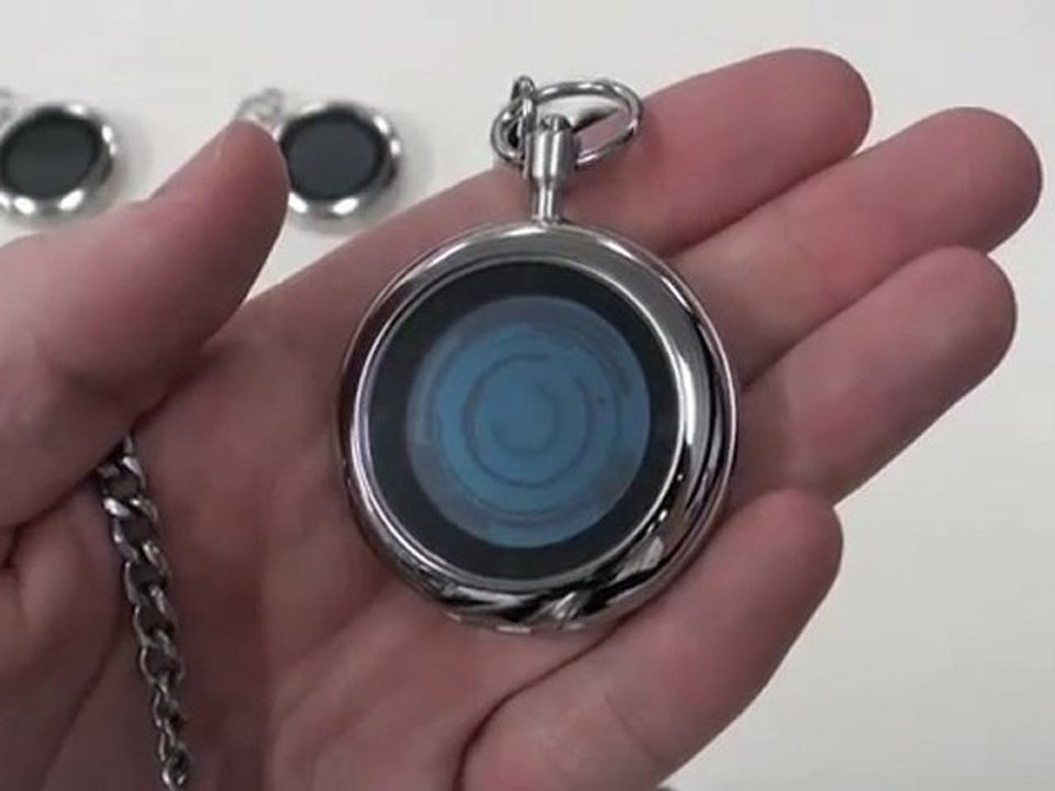 Kisai Rogue Touch LCD Touch Screen Pocket Watch with LED Backlighting From Tokyoflash Japan