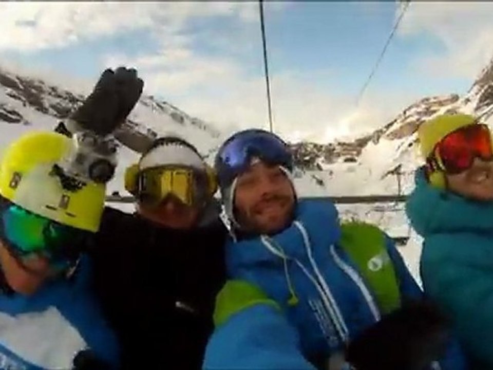 Premières traces des testeurs snow Glisshop.com