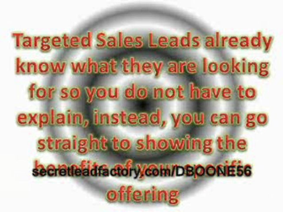 Get Targeted Sales Leads For Your Business