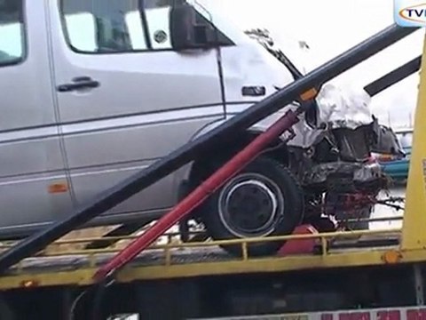 Wypadek busów - 7 osób rannych