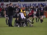 TELETHON 2011 : Coup d'envoi du match de rugby du Top 14 Union Bordeaux Bègles - Brives (Gironde-33)