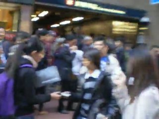 Hong Kong flash mob (Freeze)