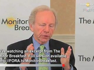 Iraq War Was Worth the High Cost, Says Sen. Joe Lieberman