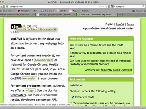 installer et utiliser dotepub